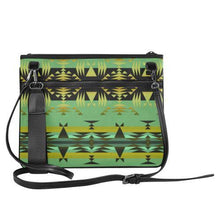 Load image into Gallery viewer, Between the Mountains Sage Slim Clutch Bag (Model 1668) Slim Clutch Bags (1668) e-joyer 
