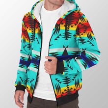 Load image into Gallery viewer, Between the Mountains Sherpa Hoodie 49 Dzine 
