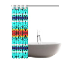 Load image into Gallery viewer, Between the Mountains Shower Curtain 60&quot;x72&quot; Shower Curtain 60&quot;x72&quot; e-joyer 
