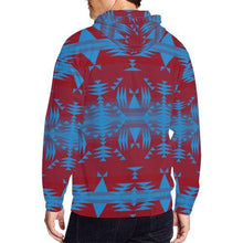 Load image into Gallery viewer, Between the Mountains Sierra Deep Lake All Over Print Full Zip Hoodie for Men (Model H14) All Over Print Full Zip Hoodie for Men (H14) e-joyer 
