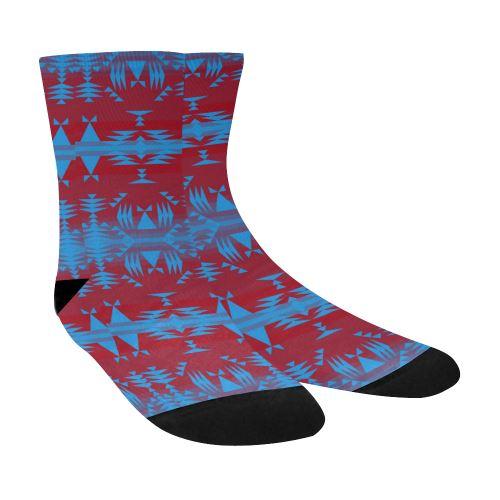 Between the Mountains Sierra Deep Lake Crew Socks Crew Socks e-joyer 