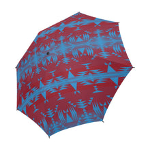 Load image into Gallery viewer, Between the Mountains Sierra Deep lake Semi-Automatic Foldable Umbrella Semi-Automatic Foldable Umbrella e-joyer 
