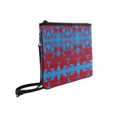 Load image into Gallery viewer, Between the Mountains Sierra Deep Lake Slim Clutch Bag (Model 1668) Slim Clutch Bags (1668) e-joyer 
