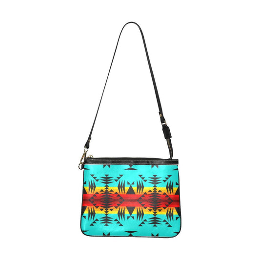 Between the Mountains Small Shoulder Bag (Model 1710) Small Shoulder Bag (1710) e-joyer 