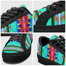 Load image into Gallery viewer, Between the Mountains Spring Aapisi Low Top Canvas Shoes Black Sole 49 Dzine 
