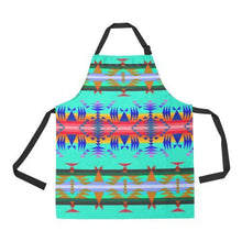 Load image into Gallery viewer, Between the Mountains Spring All Over Print Apron All Over Print Apron e-joyer 
