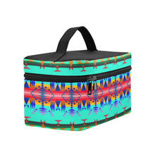Load image into Gallery viewer, Between the Mountains Spring Cosmetic Bag/Large (Model 1658) Cosmetic Bag e-joyer 
