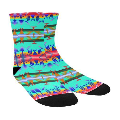 Between the Mountains Spring Crew Socks Crew Socks e-joyer 