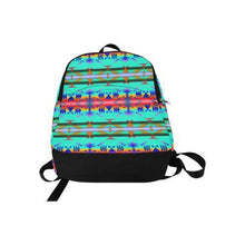 Load image into Gallery viewer, Between the Mountains Spring Fabric Backpack for Adult (Model 1659) Casual Backpack for Adult (1659) e-joyer 
