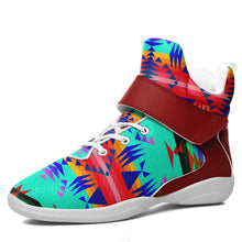 Load image into Gallery viewer, Between the Mountains Spring Ipottaa Basketball / Sport High Top Shoes - White Sole 49 Dzine US Men 7 / EUR 40 White Sole with Dark Red Strap 
