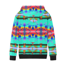 Load image into Gallery viewer, Between the Mountains Spring Kids&#39; All Over Print Hoodie (Model H38) Kids&#39; AOP Hoodie (H38) e-joyer 
