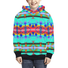 Load image into Gallery viewer, Between the Mountains Spring Kids&#39; All Over Print Hoodie (Model H38) Kids&#39; AOP Hoodie (H38) e-joyer 
