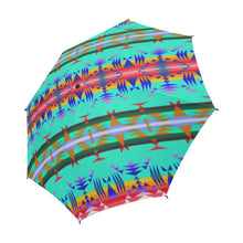 Load image into Gallery viewer, Between the Mountains Spring Semi-Automatic Foldable Umbrella Semi-Automatic Foldable Umbrella e-joyer 
