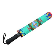 Load image into Gallery viewer, Between the Mountains Spring Semi-Automatic Foldable Umbrella Semi-Automatic Foldable Umbrella e-joyer 

