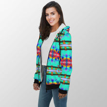 Load image into Gallery viewer, Between the Mountains Spring Sherpa Hoodie 49 Dzine 
