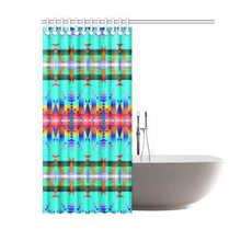 Load image into Gallery viewer, Between the Mountains Spring Shower Curtain 60&quot;x72&quot; Shower Curtain 60&quot;x72&quot; e-joyer 
