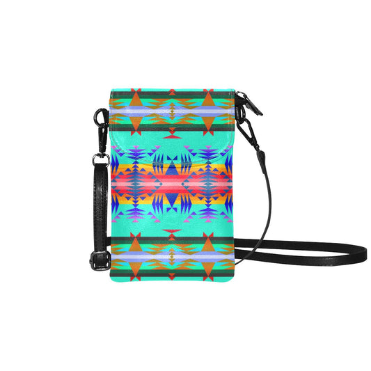 Between the Mountains Spring Small Cell Phone Purse (Model 1711) Small Cell Phone Purse (1711) e-joyer 