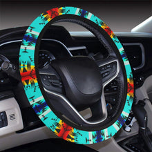 Load image into Gallery viewer, Between the Mountains Steering Wheel Cover with Elastic Edge Steering Wheel Cover with Elastic Edge e-joyer 
