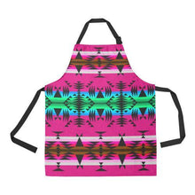 Load image into Gallery viewer, Between the Mountains Sunset All Over Print Apron All Over Print Apron e-joyer 
