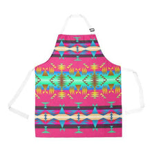 Load image into Gallery viewer, Between the Mountains Sunset Sky All Over Print Apron All Over Print Apron e-joyer 
