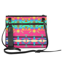 Load image into Gallery viewer, Between the Mountains Sunset Sky Slim Clutch Bag (Model 1668) Slim Clutch Bags (1668) e-joyer 
