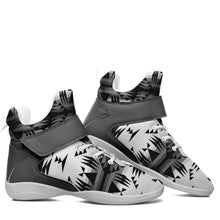 Load image into Gallery viewer, Between the Mountains White and Black Ipottaa Basketball / Sport High Top Shoes 49 Dzine 
