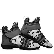 Load image into Gallery viewer, Between the Mountains White and Black Ipottaa Basketball / Sport High Top Shoes 49 Dzine 
