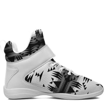 Load image into Gallery viewer, Between the Mountains White and Black Ipottaa Basketball / Sport High Top Shoes 49 Dzine 
