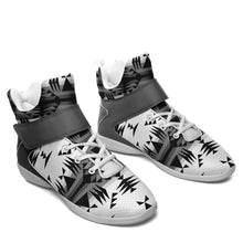 Load image into Gallery viewer, Between the Mountains White and Black Ipottaa Basketball / Sport High Top Shoes 49 Dzine 
