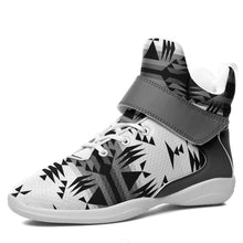 Load image into Gallery viewer, Between the Mountains White and Black Ipottaa Basketball / Sport High Top Shoes 49 Dzine 
