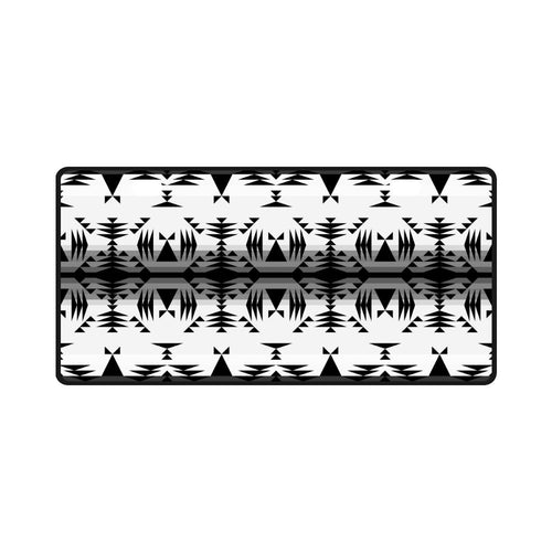 Between the Mountains White and Black License Plate License Plate e-joyer 