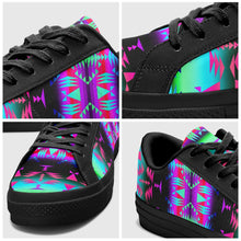 Load image into Gallery viewer, Between the Rocky Mountains Aapisi Low Top Canvas Shoes Black Sole 49 Dzine 
