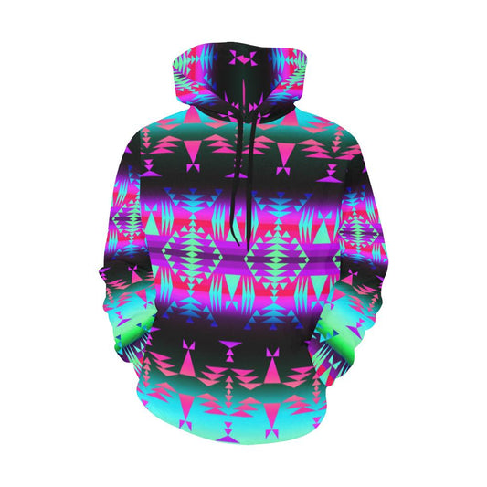 Between the Rocky Mountains All Over Print Hoodie for Men (USA Size) (Model H13) All Over Print Hoodie for Men (H13) e-joyer 