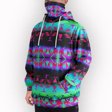 Load image into Gallery viewer, Between the Rocky Mountains Hoodie with Face Cover 49 Dzine 
