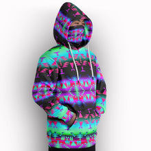 Load image into Gallery viewer, Between the Rocky Mountains Hoodie with Face Cover 49 Dzine 
