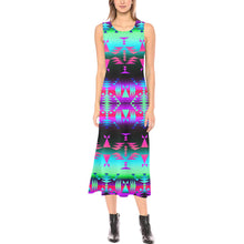 Load image into Gallery viewer, Between the Rocky Mountains Phaedra Sleeveless Open Fork Long Dress (Model D08) Phaedra Sleeveless Open Fork Long Dress (D08) e-joyer 
