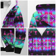 Load image into Gallery viewer, Between the Rocky Mountains Sherpa Hoodie 49 Dzine 
