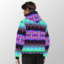 Load image into Gallery viewer, Between the Rocky Mountains Sherpa Hoodie 49 Dzine 
