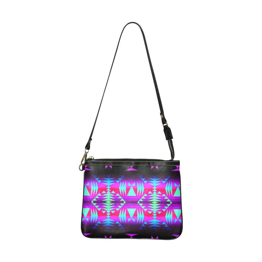 Between the Rocky Mountains Small Shoulder Bag (Model 1710) Small Shoulder Bag (1710) e-joyer 