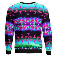 Load image into Gallery viewer, Between the Rocky Mountains Unisex Crewneck Long Sleeve Top 49 Dzine 
