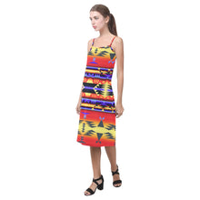 Load image into Gallery viewer, Between the San Juan Mountains Alcestis Slip Dress (Model D05) Alcestis Slip Dress (D05) e-joyer 
