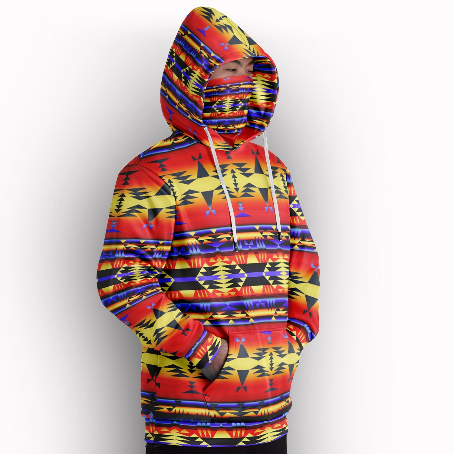 Between the San Juan Mountains Hoodie with Face Cover 49 Dzine 