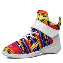 Load image into Gallery viewer, Between the San Juan Mountains Ipottaa Basketball / Sport High Top Shoes - White Sole 49 Dzine US Men 7 / EUR 40 White Sole with White Strap 
