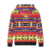 Load image into Gallery viewer, Between the San Juan Mountains Kids&#39; All Over Print Hoodie (Model H38) Kids&#39; AOP Hoodie (H38) e-joyer 
