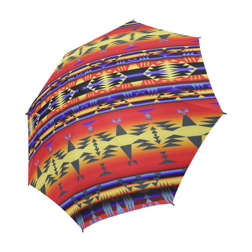 Between the San Juan Mountains Semi-Automatic Foldable Umbrella Semi-Automatic Foldable Umbrella e-joyer 