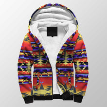 Load image into Gallery viewer, Between the San Juan Mountains Sherpa Hoodie 49 Dzine 
