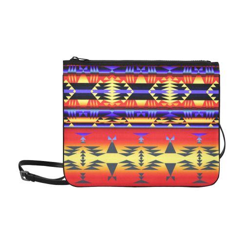 Between the San Juan Mountains Slim Clutch Bag (Model 1668) Slim Clutch Bags (1668) e-joyer 