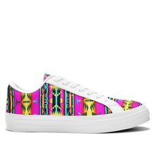 Load image into Gallery viewer, Between the Sunset Mountains Aapisi Low Top Canvas Shoes White Sole 49 Dzine 
