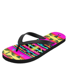 Load image into Gallery viewer, Between the Sunset Mountains Flip Flops 49 Dzine 
