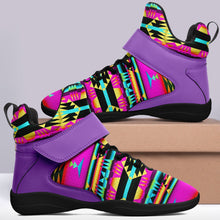 Load image into Gallery viewer, Between the Sunset Mountains Ipottaa Basketball / Sport High Top Shoes 49 Dzine 
